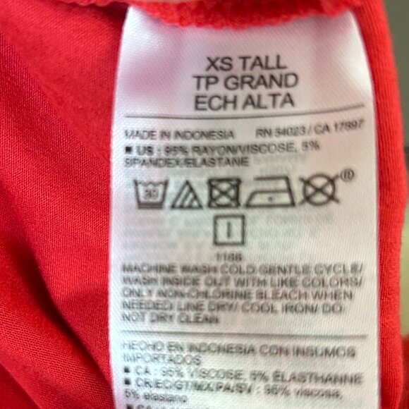 NWT Old Navy Tall Orange Mini Sundress XS - Picture 7 of 11